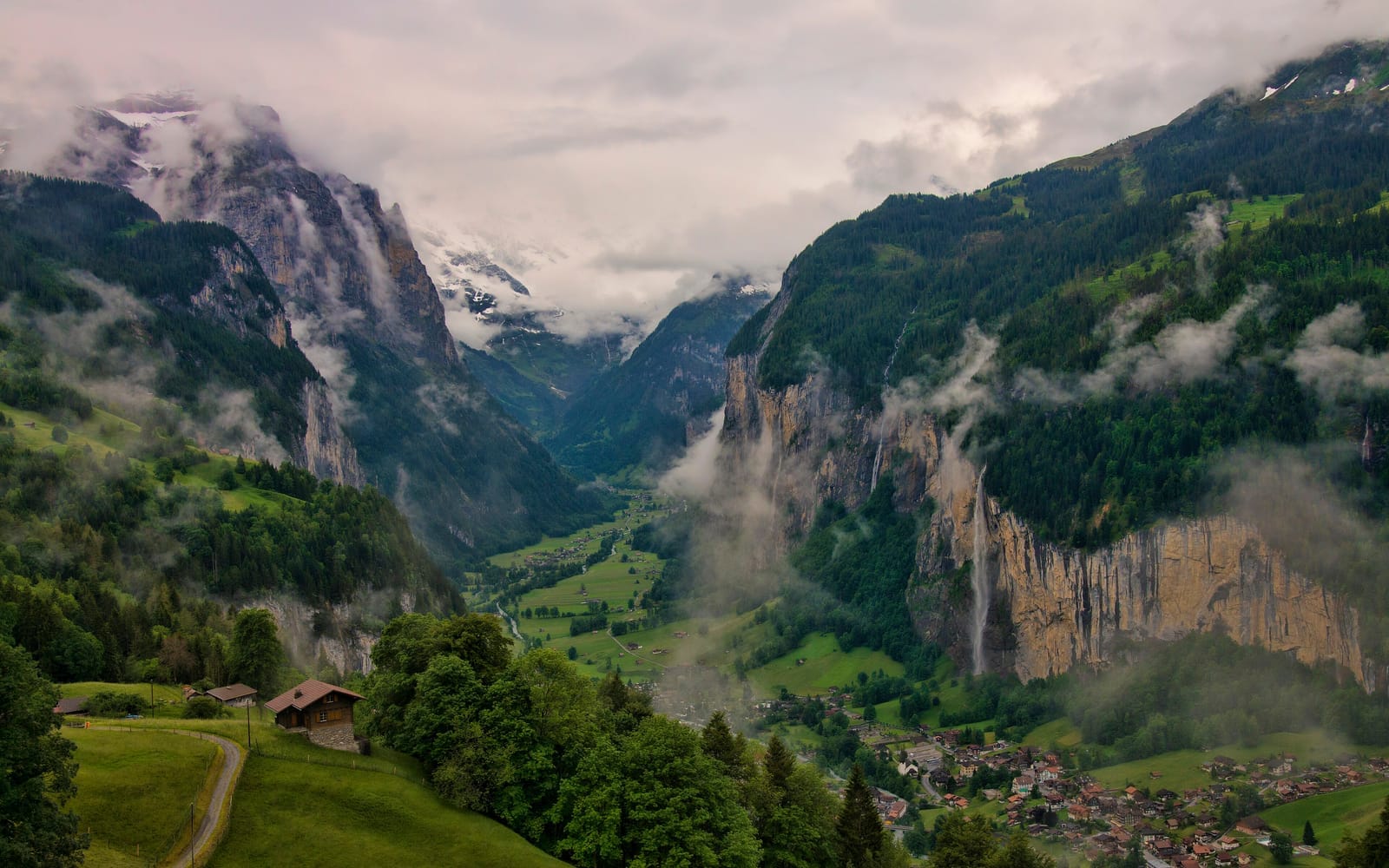 Alpine valley