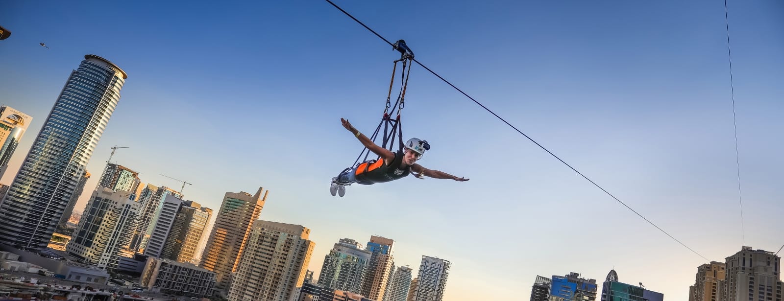 XLine Dubai Marina: World's Longest Urban Zipline — Dubai